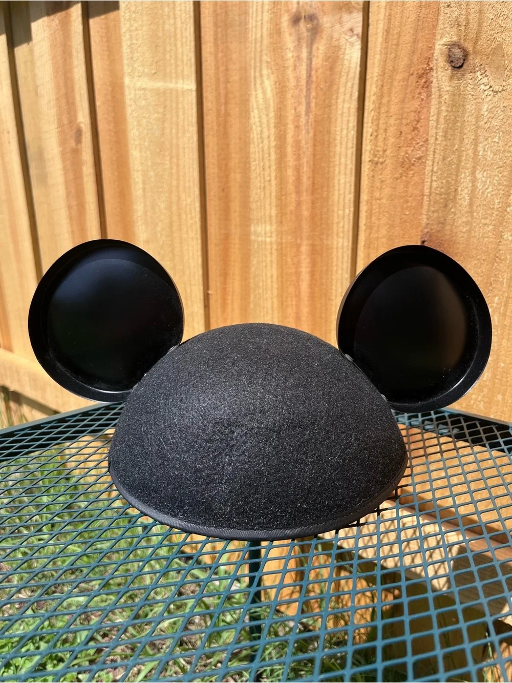 Disney Parks black felt Mickey Mouse ear hat
